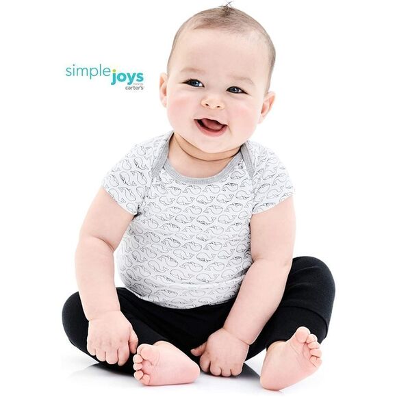 NWT Carter’s Simple Joys 4 Pack Fleece Pants - Picture 2 of 4